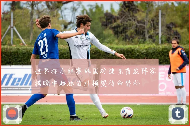 世界杯小组赛韩国对捷克首发阵容揭晓中超独苗朴镇燮待命替补